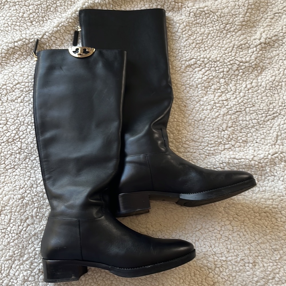Tory Burch Black Heeled Boots